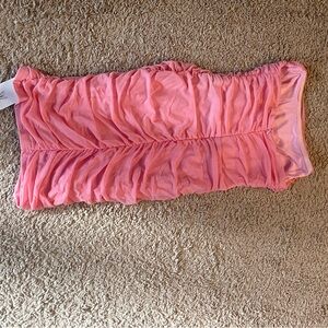 Pink Strapless Dress